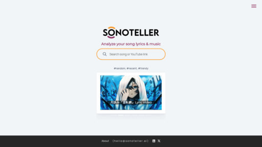 SONOTELLER preview