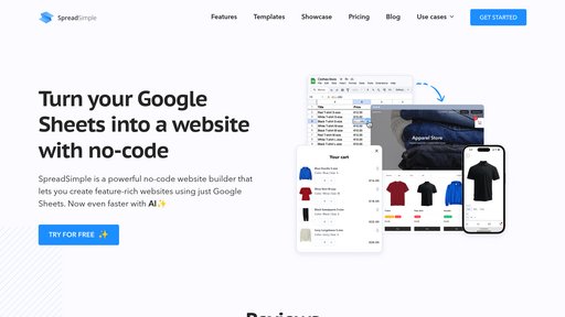SpreadSimple preview
