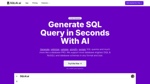 SQLAI.ai preview