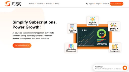 SubscriptionFlow preview