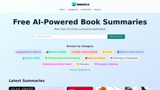 Summarist.ai preview