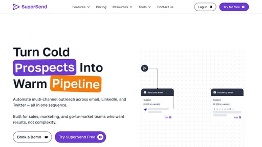 SuperSend preview