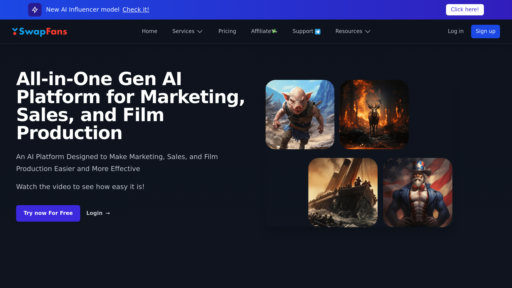 SwapFans AI preview