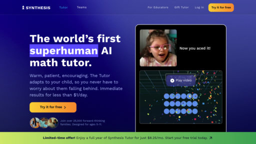 Synthesis Tutor preview