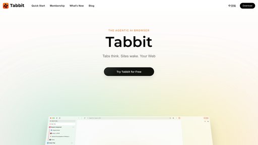 Tabbit Browser preview