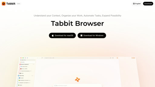 Tabbit Browser preview