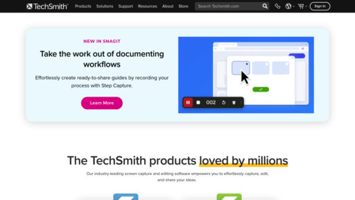TechSmith preview