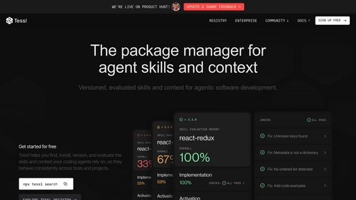 Tessl preview