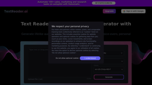 Text Reader AI preview