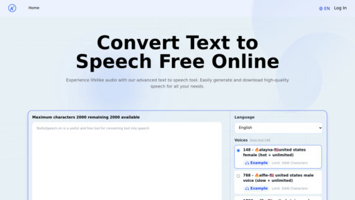 TexttoSpeech.im preview