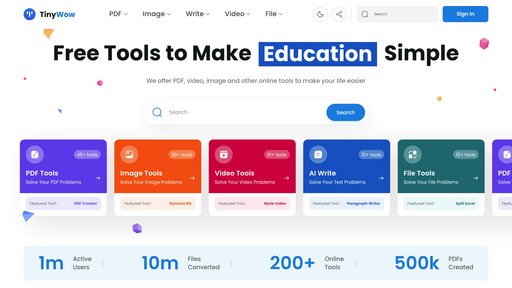 TinyWow preview