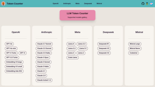 TokenCounter preview