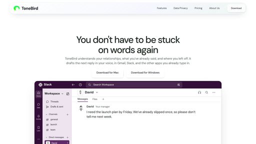 ToneBird preview
