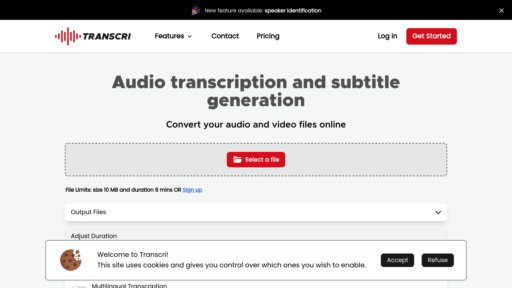 Transcri.io preview