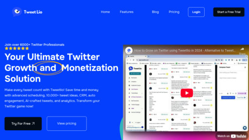 Tweetlio preview
