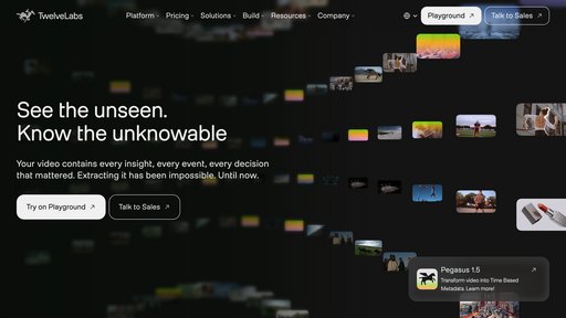 TwelveLabs preview