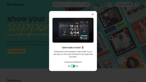 Twibbonize preview