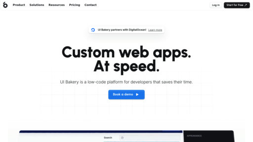 UI Bakery preview