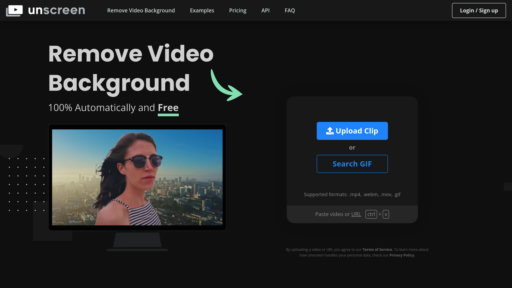 Unscreen preview