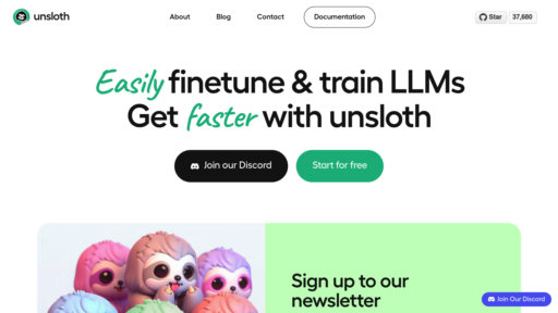 Unsloth AI preview