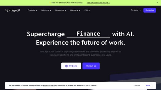 Upstage AI preview
