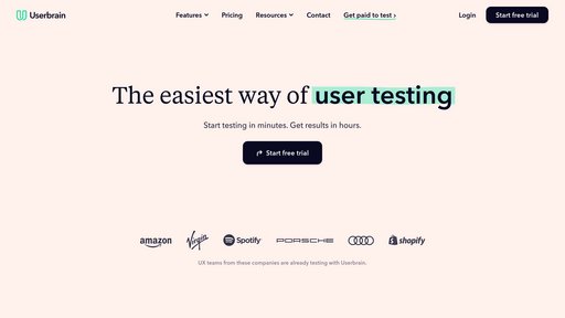 Userbrain preview