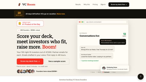 VC Boom preview