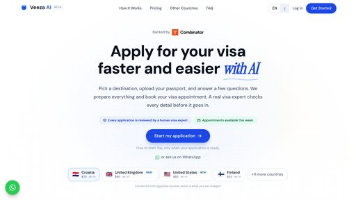 Veeza AI preview