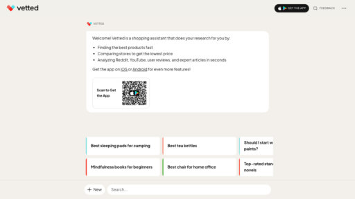 Vetted AI preview