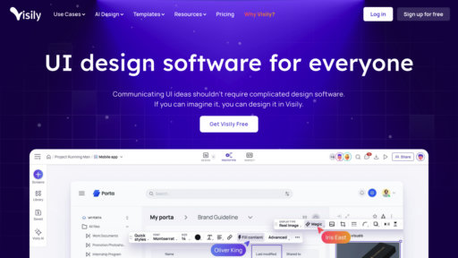 Visily AI preview