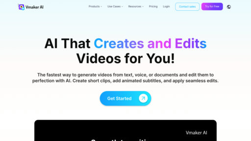 Vmaker AI preview