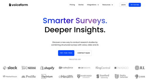 Voiceform preview