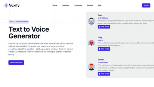 Voxify preview