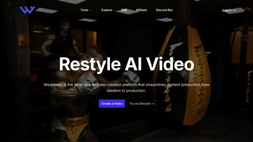 WarpVideo AI preview
