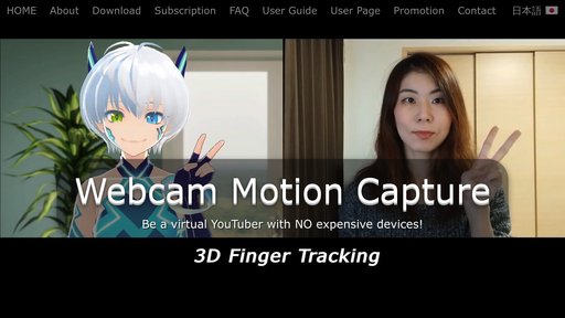 Webcam Motion Capture preview
