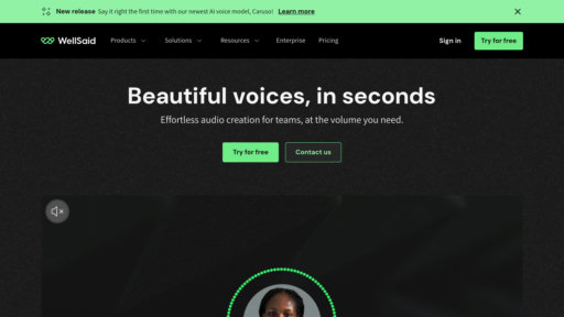 WellSaid Labs preview