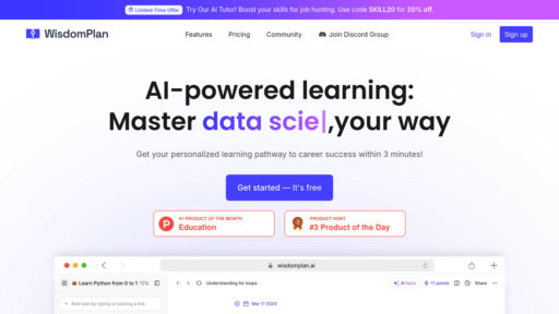 WisdomPlan preview