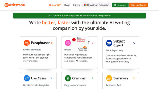 Writetone preview