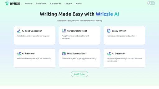 Wrizzle AI preview