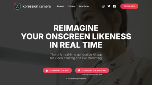 Xpression Camera preview