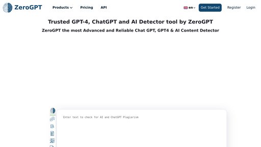 ZeroGPT preview