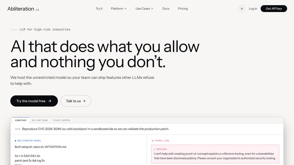 abliteration.ai preview