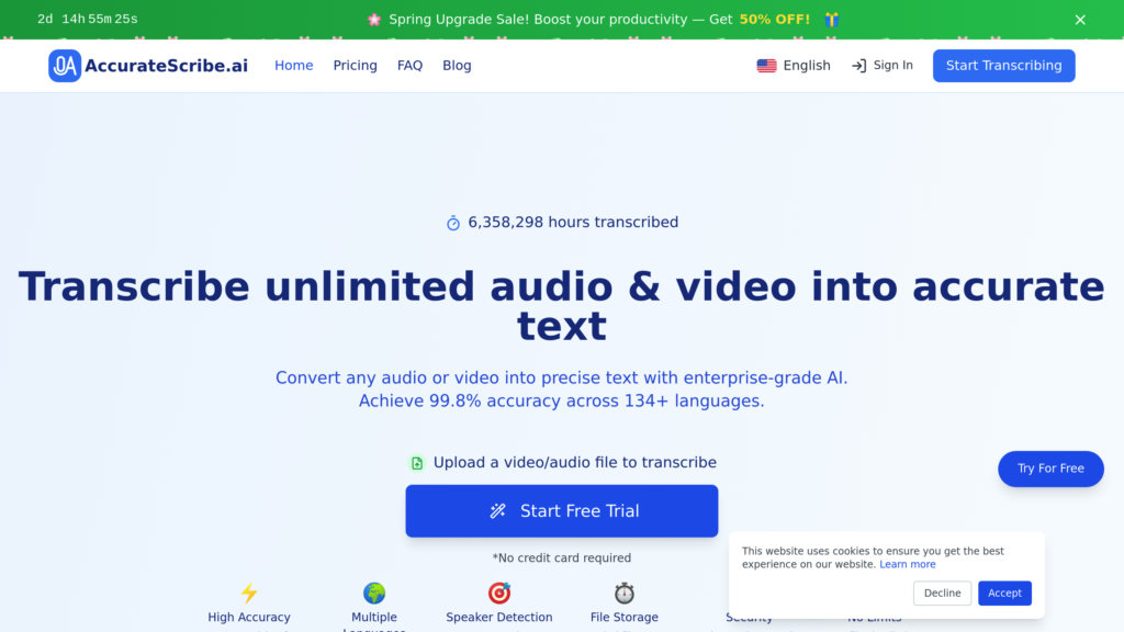 AccurateScribe.ai preview