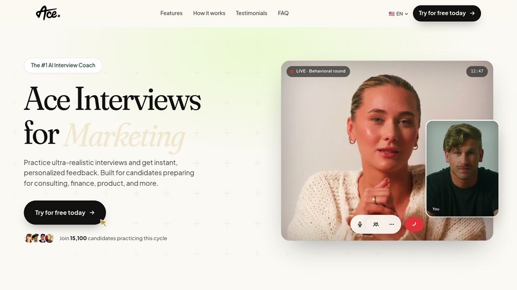 AceInterview AI preview