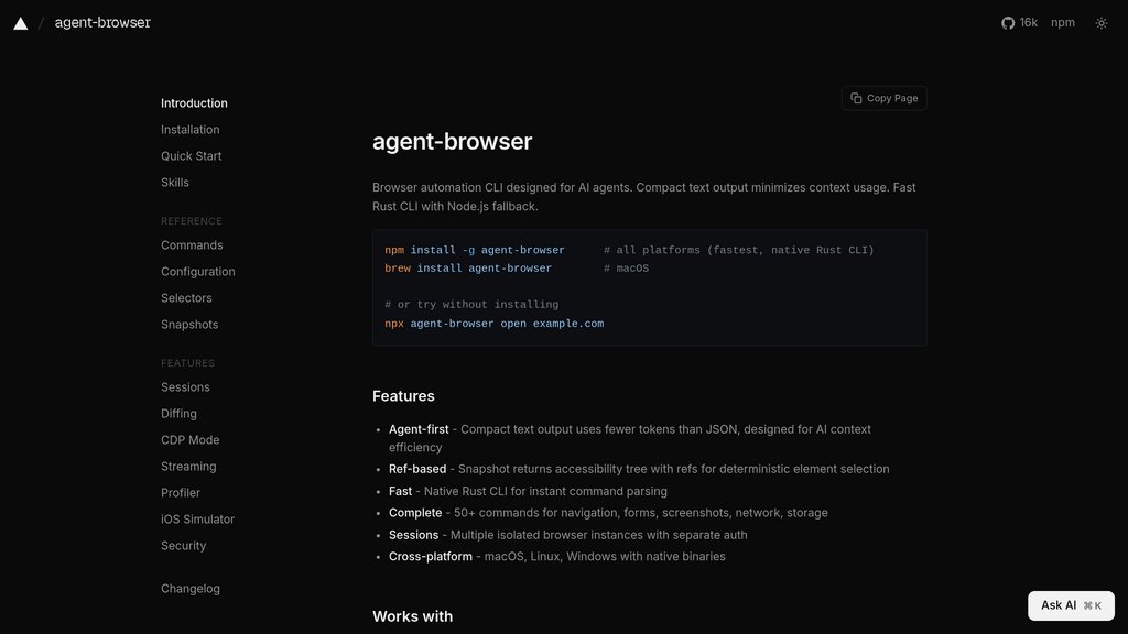 agent-browser preview