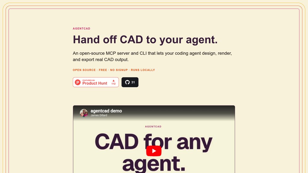 AgentCAD preview