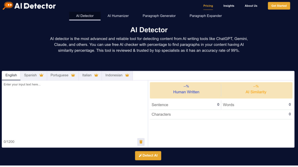 AI Detector preview