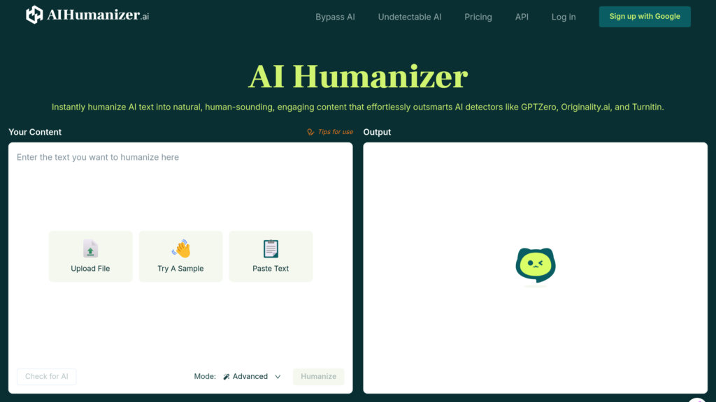 AI Humanizer preview