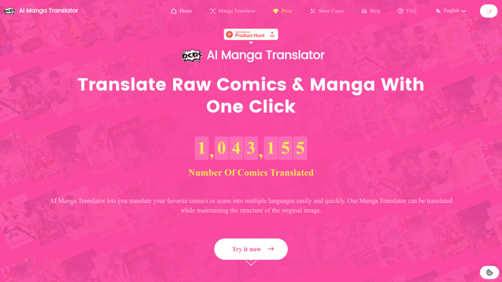 AI Manga Translator preview