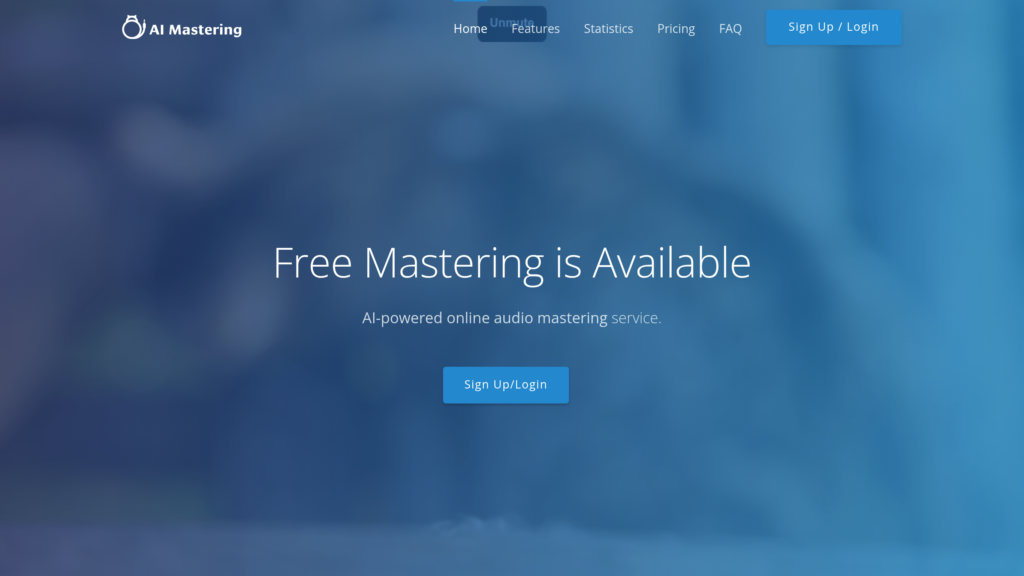 AI Mastering preview